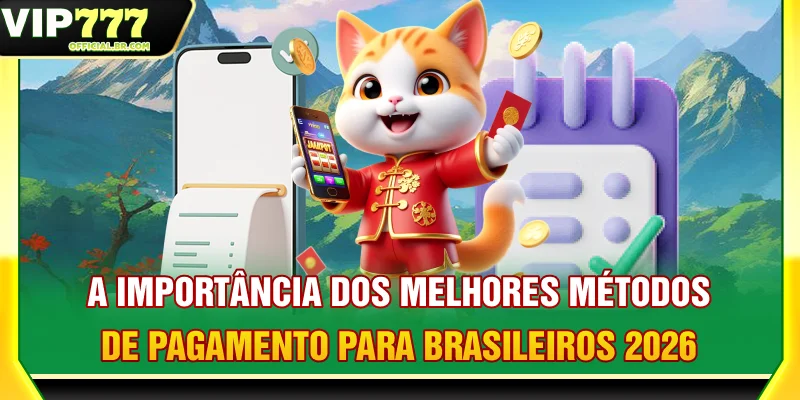 A importância dos melhores métodos de pagamento para Brasileiros 2026