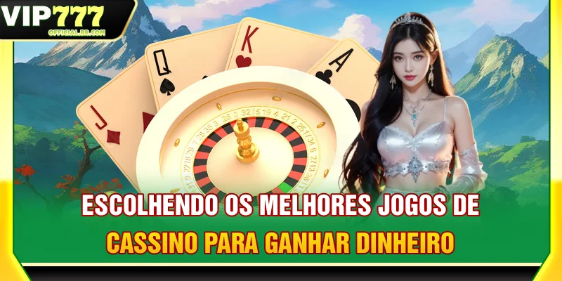 Escolhendo os melhores jogos de cassino para ganhar dinheiro