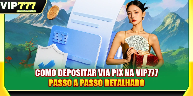 Como Depositar Via Pix Na VIP777 Passo A Passo Detalhado